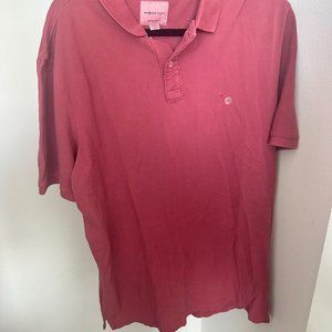 American Eagle Polo Super Soft Mens XL TALL Marron Extra Large Short Sleeve